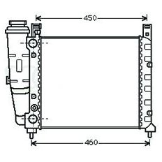 Radiatore acqua per FIAT UNO dal 1983 al 1989