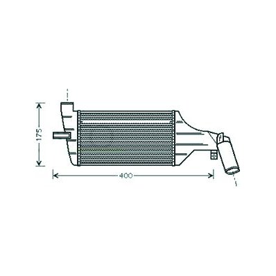 Intercooler per OPEL ASTRA G dal 1998 al 2004 Codice OEM 9192587