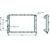 Radiatore acqua per FIAT FIORINO dal 1991 al 2007