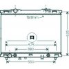 Radiatore acqua per KIA SORENTO dal 2002 al 2006