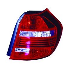 Fanale posteriore led nero per BMW 1 E87 dal 2007 al 2011 lato sinistro guidatore