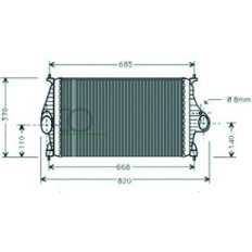 Intercooler per CITROEN XANTIA dal 1993 al 1998