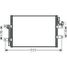 Condensatore per FIAT STRADA dal 2003 al 2005