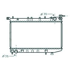 Radiatore acqua per NISSAN ALMERA N15 dal 1995 al 1997