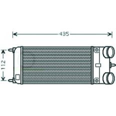 Intercooler per CITROEN C3 dal 2009 al 2013