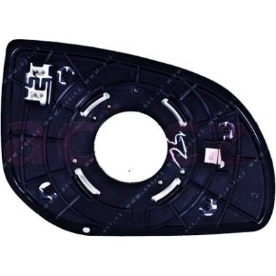 Piastra specchio retrovisore termica per HYUNDAI i10 dal 2010 al 2013 lato sinistro guidatore