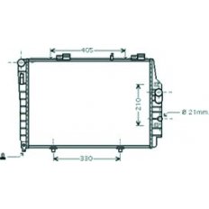 Radiatore acqua per MERCEDES-BENZ CLK W208 dal 1997 al 2002