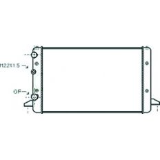 Radiatore acqua per VOLKSWAGEN PASSAT dal 1993 al 1996