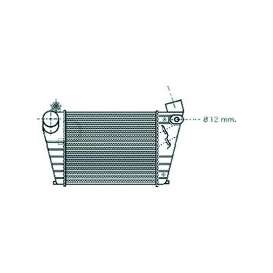 Intercooler per SEAT LEON dal 1999 al 2005 Codice OEM 1J0145803T