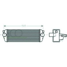 Intercooler per FORD CONNECT dal 2002 al 2006