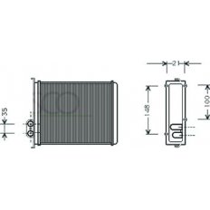 Scambiatore di calore per VOLVO C70 dal 1997 al 2006