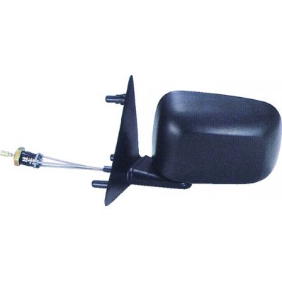 Retrovisore meccanico nero per VOLKSWAGEN GOLF  II dal 1989 al 1991 lato destro passeggero Codice OEM 191857508A