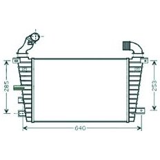 Intercooler per OPEL ASTRA H dal 2007 al 2009