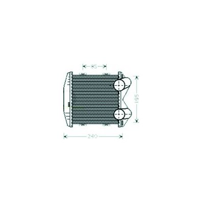 Intercooler per SMART FORTWO dal 1998 al 2002 Codice OEM Q0003007V005000000