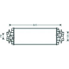 Intercooler per RENAULT TRAFIC dal 2001 al 2006