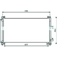 Condensatore per PEUGEOT 508 dal 2010 al 2014