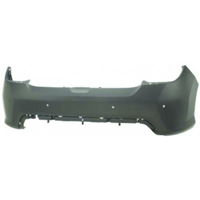 Paraurto posteriore verniciabile berlina con fori sensore per PEUGEOT 308 dal 2011 al 2013 Codice OEM 7410EQ