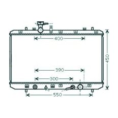Radiatore acqua per SUZUKI SX4 dal 2006 al 2010