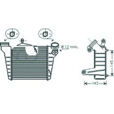 Intercooler per SKODA FABIA dal 2004 al 2006