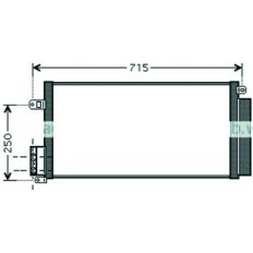 Condensatore per FIAT BRAVO dal 1995 al 2001