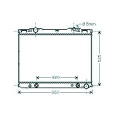 Radiatore acqua per KIA SORENTO dal 2002 al 2006