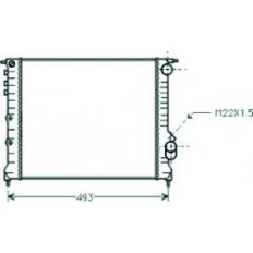 Radiatore acqua per RENAULT EXPRESS dal 1991 al 1997