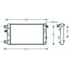 Radiatore acqua per FIAT SEICENTO dal 1998 al 2010