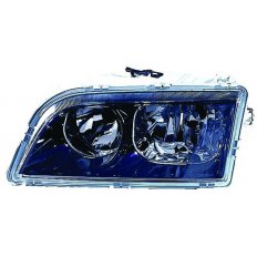 Proiettore nero 08-00-12-02 per VOLVO S40 dal 2000 al 2004 lato sinistro guidatore