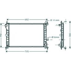 Radiatore acqua per FORD FOCUS dal 1998 al 2001