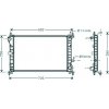 Radiatore acqua per FORD FOCUS dal 1998 al 2001
