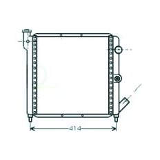 Radiatore acqua per RENAULT EXPRESS dal 1991 al 1997
