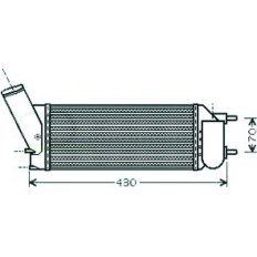 Intercooler per CITROEN C4 dal 2010 al 2013