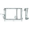 Radiatore acqua per RENAULT LAGUNA dal 1994 al 1998