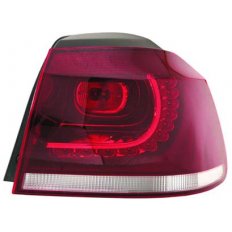 Fanale posteriore esterno led 10-08-12-10 per VOLKSWAGEN GOLF  VI dal 2009 al 2012 lato destro passeggero