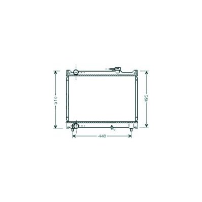 Radiatore acqua per SUZUKI VITARA dal 1988 al 1996 Codice OEM 1