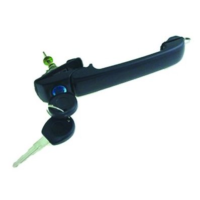 Maniglia esterna anteriore nera c-chiave per VOLKSWAGEN VENTO dal 1991 al 1997 lato destro passeggero Codice OEM 1H0837207B/C