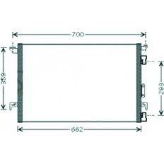 Condensatore per OPEL SIGNUM dal 2003 al 2005