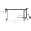 Radiatore acqua per CITROEN ZX dal 1991 al 1997