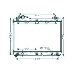 Radiatore acqua per SUZUKI GRAND VITARA dal 2005 al 2008