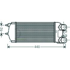 Intercooler per CITROEN XSARA PICASSO dal 1999 al 2003