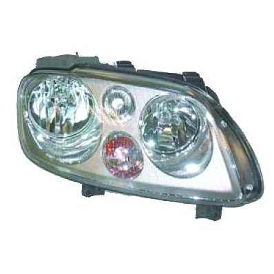 Proiettore 4 parabole per VOLKSWAGEN CADDY dal 2004 al 2010 lato destro passeggero Codice OEM 1T0941006R