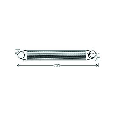 Intercooler per MINI MINI COUNTRYMAN dal 2010 al 2016 Codice OEM 17512751277