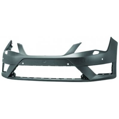 Paraurto anteriore verniciabile con fori lavafari e fori sensore per SEAT LEON dal 2013 al 2016 Codice OEM 5F0807217E96GRU