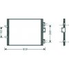 Condensatore per RENAULT CLIO dal 2001 al 2005