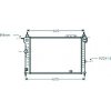 Radiatore acqua per OPEL ASTRA F dal 1994 al 1997