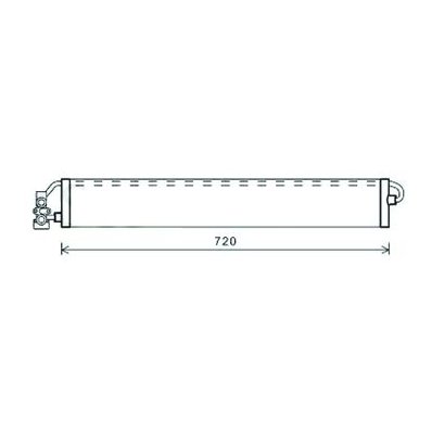 Radiatore olio per PORSCHE CAYENNE dal 2014 Codice OEM 95830701500