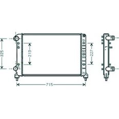 Radiatore acqua per FIAT DOBLO' dal 2000 al 2005