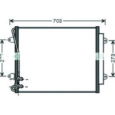 Condensatore per VOLKSWAGEN PASSAT dal 2005 al 2010