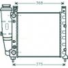 Radiatore acqua per FIAT UNO dal 1983 al 1989