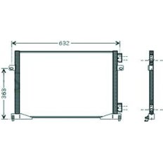 Condensatore per OPEL VIVARO dal 2006 al 2014